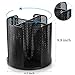 Eorbow 2 Pack Coffee Cup Dispenser, Rotatable 4 Compartment Cup and Lid Holder, Plastic Paper Cup Storage Organizer for Office Restaurant Breakroom Coffee Station Bar Buffet Kitchen Countertop