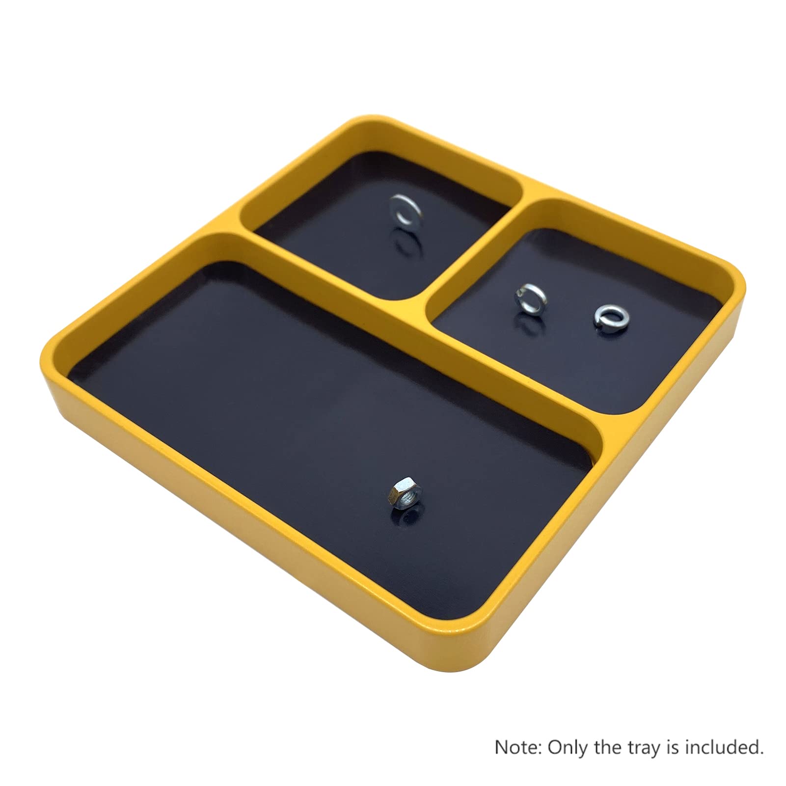 Dabey Magnetic Tray,Magnetic Desktop Screws Tools Parts Tray Holder Storage Plate Box Case Organizer for Metal Parts Screws Sockets Bolts Pins Organization - Image 3