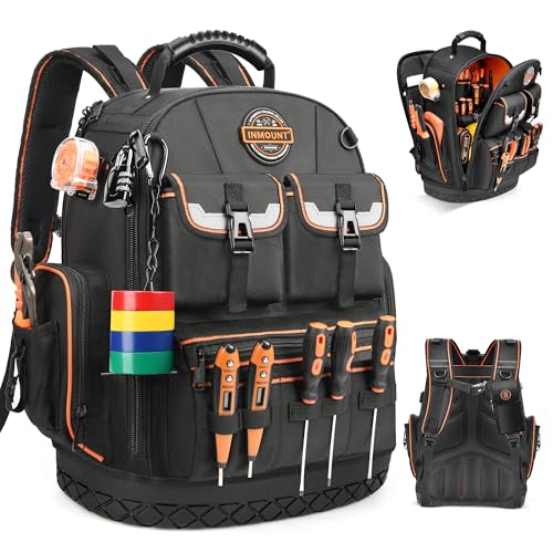 LOKASS 56-Pocket Tool Backpack