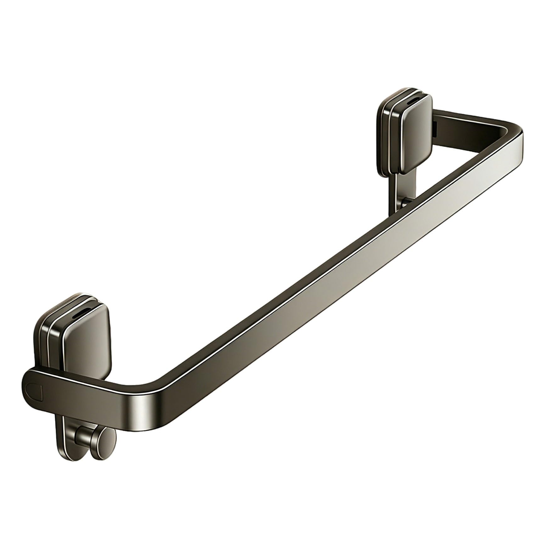 No Drill Towel Bar Suction Cup, Rustproof Space Aluminum Bathroom Towel Rack, Over The Door Hanging Storage Rack for Bathroom, Kitchen, Apartment Essentials(50cm/19.7in)