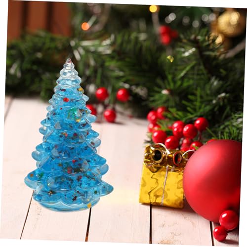 Sapin Époxy Cabilock Décoration Table Noël Maison Bureau Sans Gain - 6