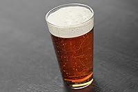 Vista 3 de Well Told Vaso de pinta grabado con mapa de Columbus Ohio, regalo de cerveza grabada (16 onzas, transparente) Pinta de mapa de la ciudad