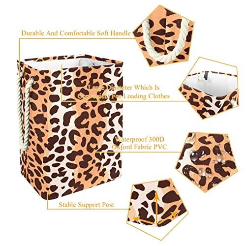Panier à linge motif léopard pour ranger les vêtements sales - 6