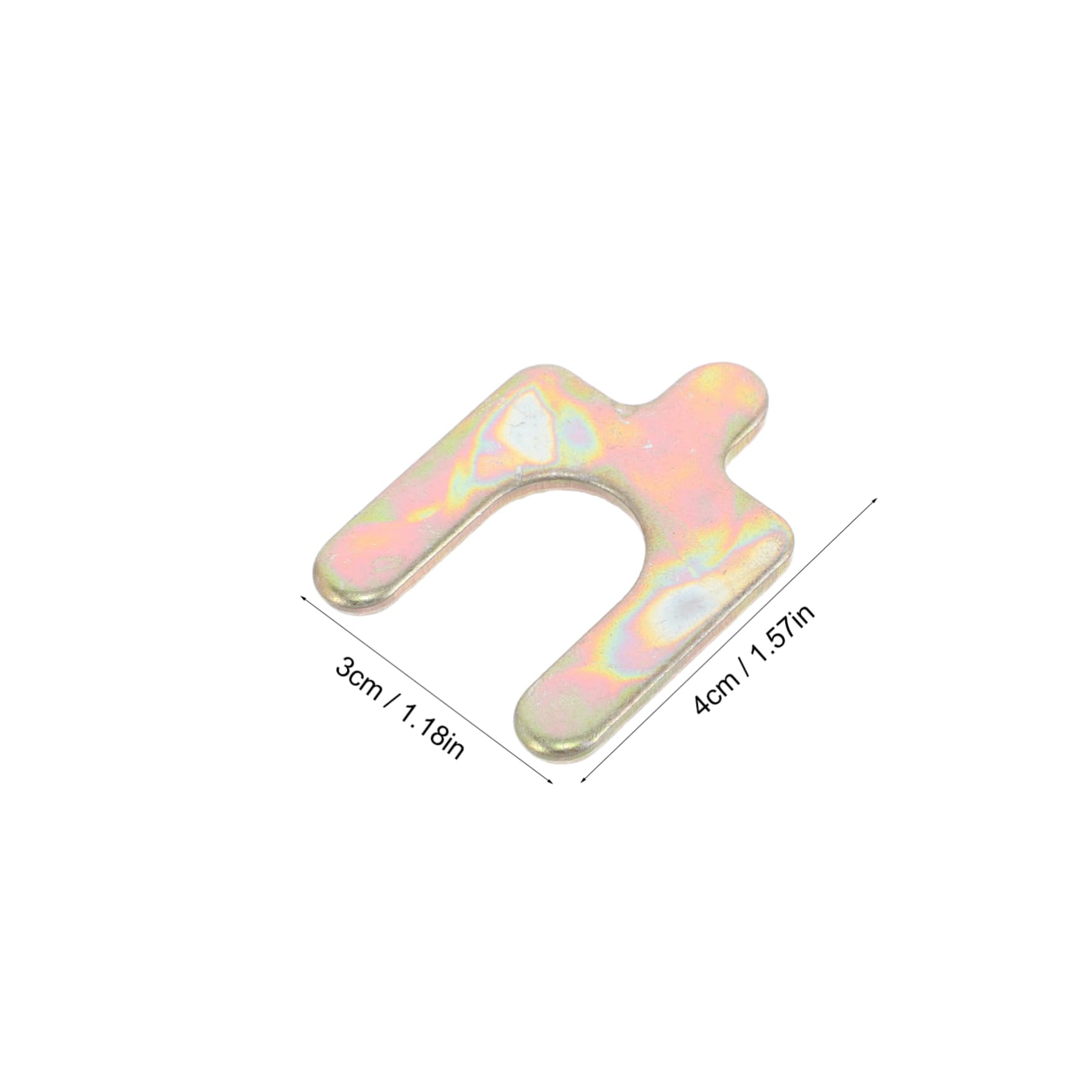 TIDTALEO 50pcs U-shaped Vehicle Alignment Shims Kit Metal Shims for Precision Car Wheel Alignment Thickness Enhanced Stability and Effortless Installation for Automotive Maintenance