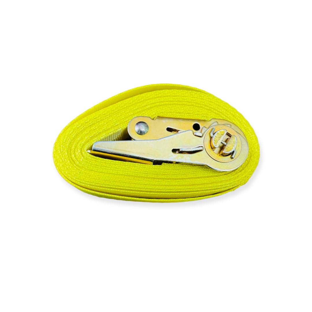 GTCFI Premium - Endless Ratchet Tie Down Strap Heavy Duty Tie Down Polyester Lashing Straps (25MM 10MTR. 1.5Ton GTC) - Export Quality-image-33