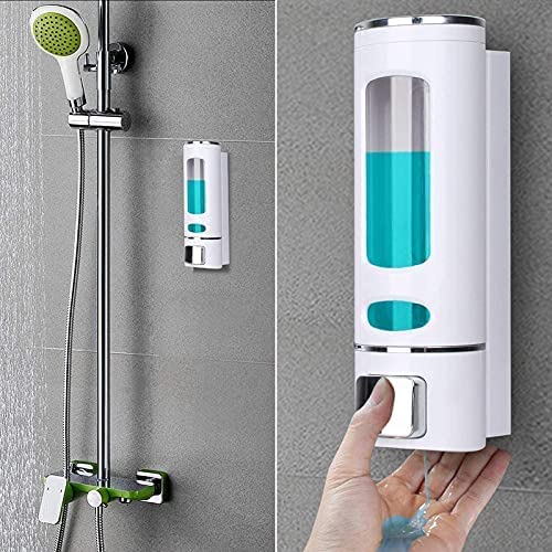 Image of b2 ABS Plastic Soap Dispenser for Bathroom Wall Mounted Shampoo Conditioner Hand Wash Gel Dispenser Liquid Soap Sanitizer Dispenser for Basin Kitchen Sink 400Ml Pack of 1 (Modal - 2)