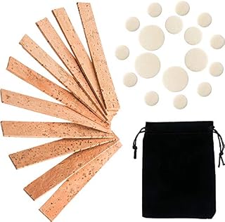 SATINIOR 27 Pieces Clarinet Instrument Accessories Replacement Kits with 10 Pieces Clarinet Neck