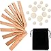 SATINIOR 27 Pieces Clarinet Instrument Accessories Replacement Kits with 10 Pieces Clarinet Neck Joint Cork and 17 Pieces Clarinet Pads Bb Clarinet Woodwind Instrument Pads