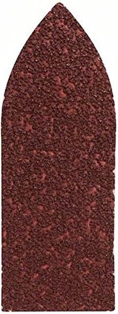 Bosch 2608605166 Delta Sanding Sheets with Wood-Paints, Velcro Type, 32mm, P40 Grit, Red, Pack of 5