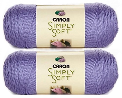 Bulk Buy: Caron Simply Soft Yarn Solids (2-pack) (Lavender Blue)