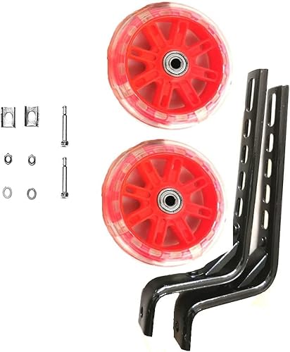 Mehome Bicycle Training Wheels Bike Heavy Duty Rear With Stabilizers For Kids Bikes Of 12 14 16 18 20 Inch (Red) #TOP4