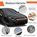 Car Cover Compatible with Nissan Magnite 2020-2023 Waterproof All Weather for Automobiles Outdoor Full Cover Rain Sun UV Protection