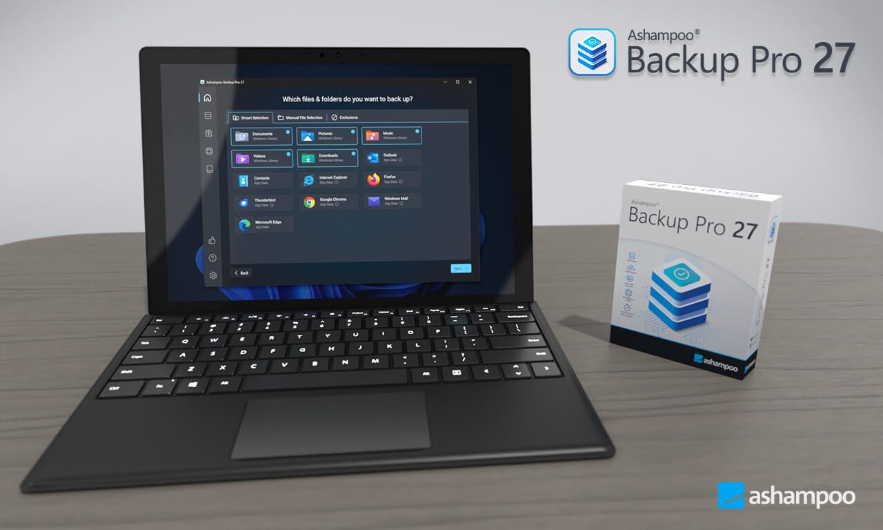 Backup Pro 27 - Datensicherung Programm, Rettung bei Malware-Befall, defekter Festplatte oder Windows Crashes - kompatibel mit Windows 11, 10