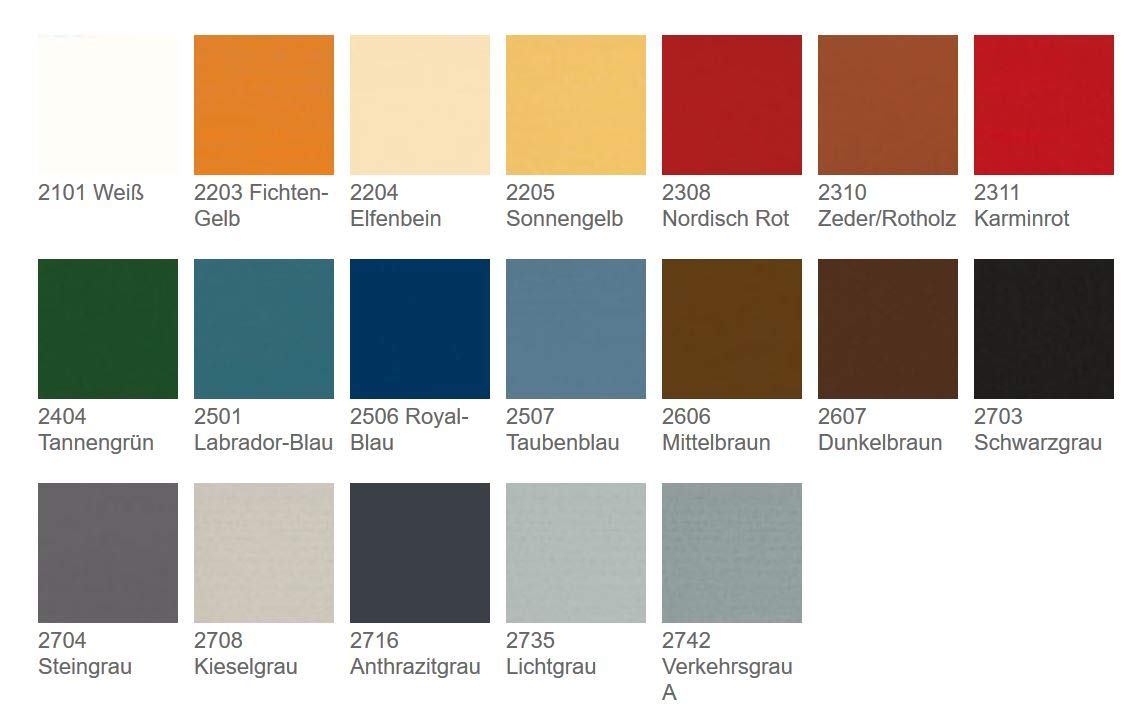 Osmo Landhausfarbe Dunkelbraun 2,50 l - 11400010