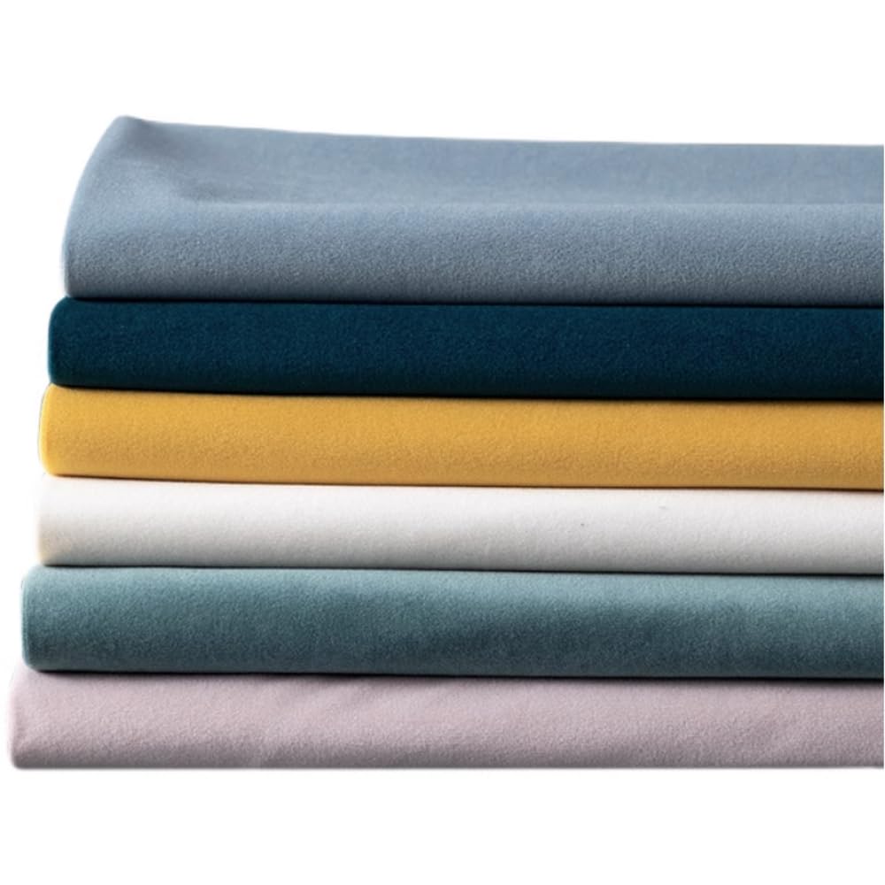 Tela de Terciopelo Mate de 1/2/5M x 150cm, Tela de Terciopelo Grueso, Cortina para mostrador de Boda, 450g, Telas de Terciopelo para sofá