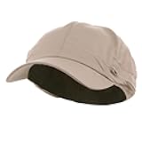 MG Zippered Flap Caps-Khaki OSFM