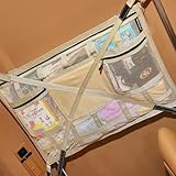 Bespeur Car Ceiling Cargo Net with 2 Pockets,31.5