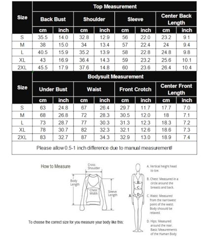 Avidlove Rave Outfits für Damen Sexy Dessous Bodysuit Schnalle Achselzucken Bauchfreies Top Set Schwarz/Stern M