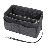 Größe -- L: 30cm x 17cm x 16cm(Bitte beachten Sie: Bitte messen Sie sorgfältig die Innenmaße Ihrer Tasche, wählen Sie die entsprechende Größe und vor dem Kauf) Geeignet für verschiedene Marken von Tragetaschen, Umhängetaschen, Boston Taschen, Knödeltaschen.