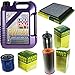 Produktbild QR-PARTS 69388582 Filter Set Inspektionspaket 5 Liter Motoröl Leichtlauf High Tech 5W-40 MANN-FILTER Innenraumfilter Kraftstofffilter Luftfilter Ölfilter