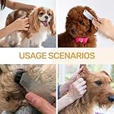 Trimmmesser Set für Hunde & Katzen – 2-teiliges Fellpflege Werkzeug mit Feiner & Grober Zahnung – Entfernt Unterwolle effektiv – Für Langhaar & Kurzhaar – Mit ergonomischem Holzgriff
