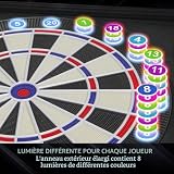 WIN.MAX cible électronique cabinet, 27 jeux et 12 fléchettes photo 4
