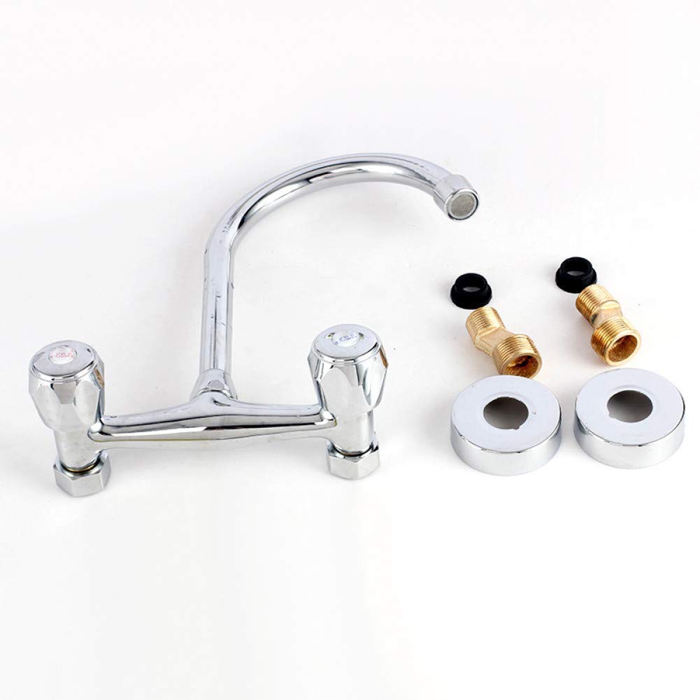 Rubinetti for lavabo a parete con doppia maniglia Rubinetti for...