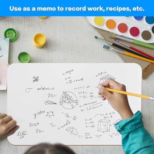 2 STK Whiteboard Klein Whiteboard A3, Kleines Dry Erase White Board, 42x30 cm Tragbares Doppelseitiges Mini Whiteboards mit 6 Stifte & 2 Radiergummis, für Klassenzimmer, Zuhause, Büro