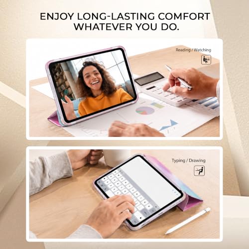 Image of MOCA Case for 10.2 inch iPad 9th 8th 7th Gen 10.2 inch iPads 2021 2020 2019 Launch A2603 A2604 A2605 A2270 A2428 A2429 A2430 A2197 A2198 A2200 Flip Cover (Water Color, 10.2 inch iPad 9th 8th 7th Gen)
