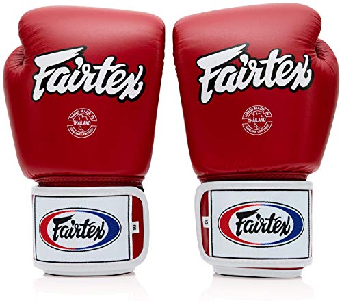 Image of Fairtex BGV1 Muay Thai Boxing Training Sparring Gloves for Men, Women, Kids| Premium Quality, Light Weight & Shock Absorbent 16 oz Boxing Gloves -Red /Black /White