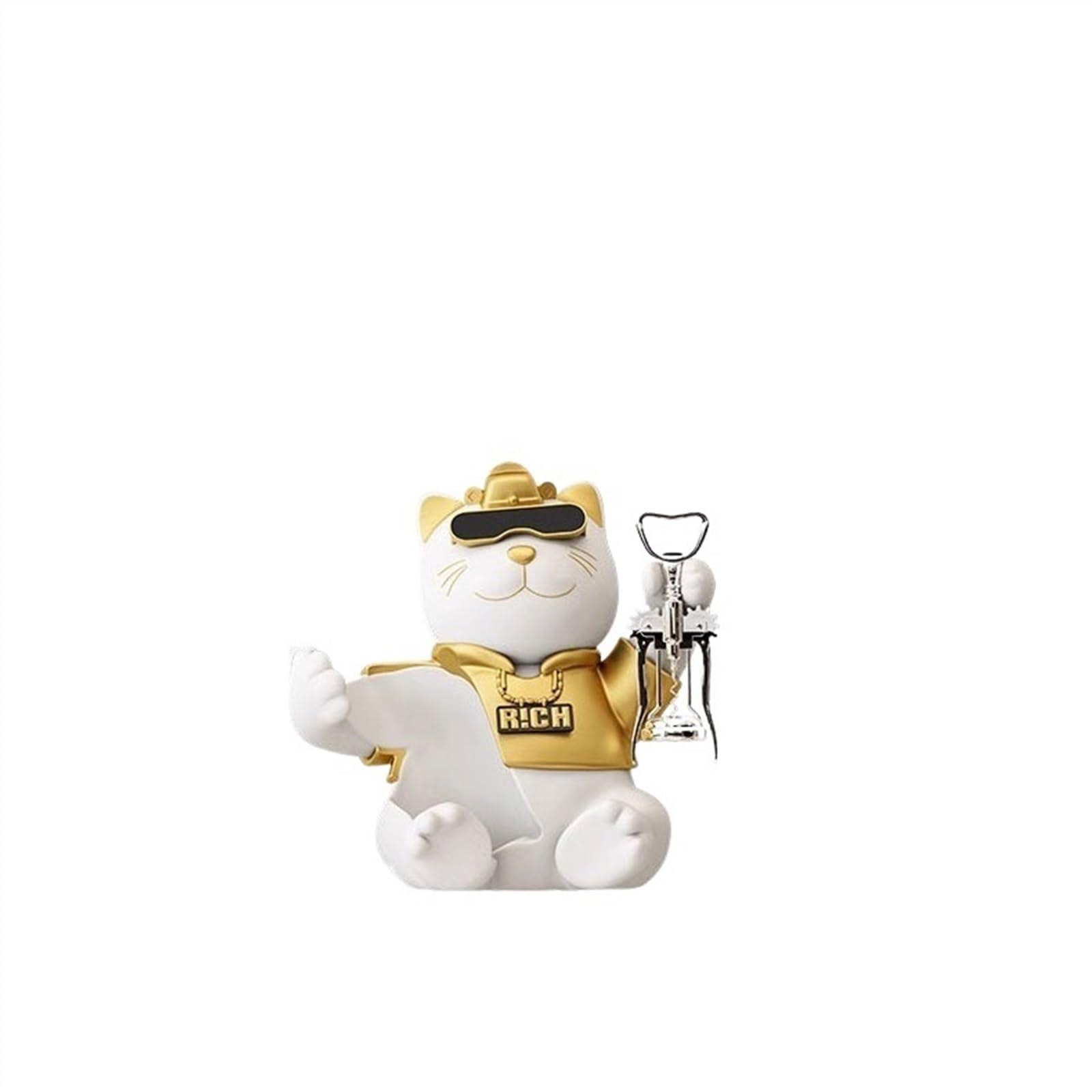 Soporte para vino Decoraciones for enfriadores de vino Fortune Cat Wine Rack Cocina