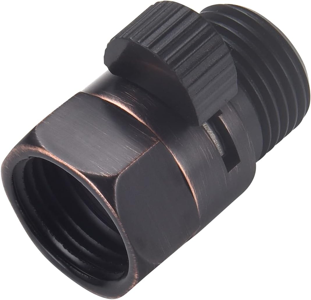 Solid Brass Shower Head Shut Off Valve Water Flow Control with Brass ...