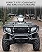 SAUTVS Front Bumper Guard for Polaris Sportsman 450 500 600 700 800 2005-2010, Combined Steel Front Brush Guard Bumper Bar Protector with Light Bar Bracket Accessories