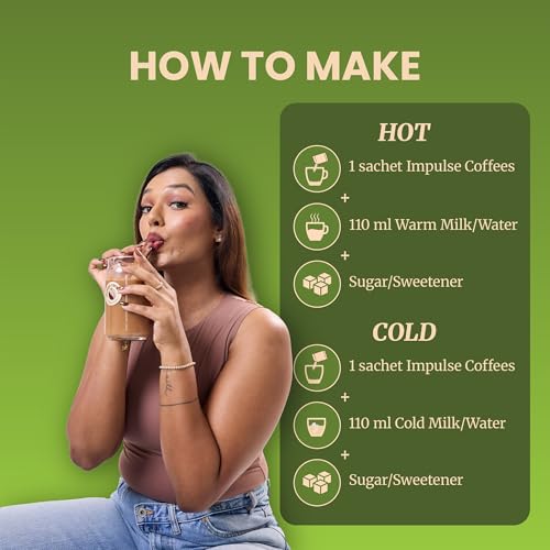 Image of Impulse Coffees Keep Calm With Kaccha Aam Instant Coffee Powder | Raw Mango Flavour, Arabica, Citrusy & Tangy Taste, Hot & Cold Coffee | 50g