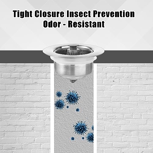 Colador para fregadero cocina acero inoxidable 3 en 1 miniatura 3