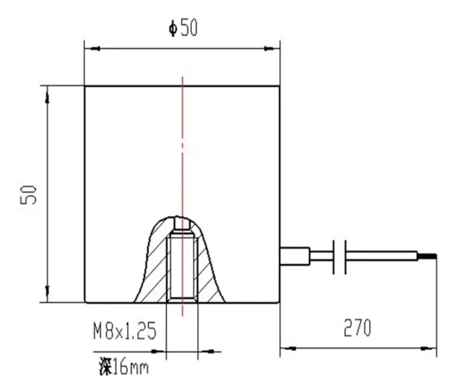 Composant électromagnétique Push-Pull à réinitialisation Automatique XRN-XP50X50 DC12V 24V(24V DC)