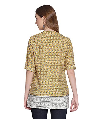 Image of oxolloxo Earthen Printed Women's Longline Top