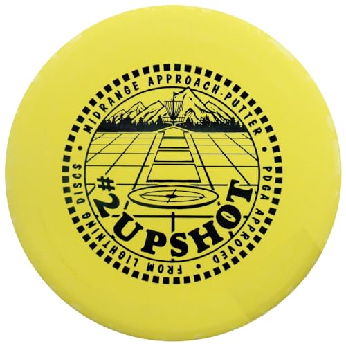 Mint Discs Lightning Standard #2 Upshot Putter Golf Disc | 165-169 Grams Beginner Midrange | Stable Straight Line Shots