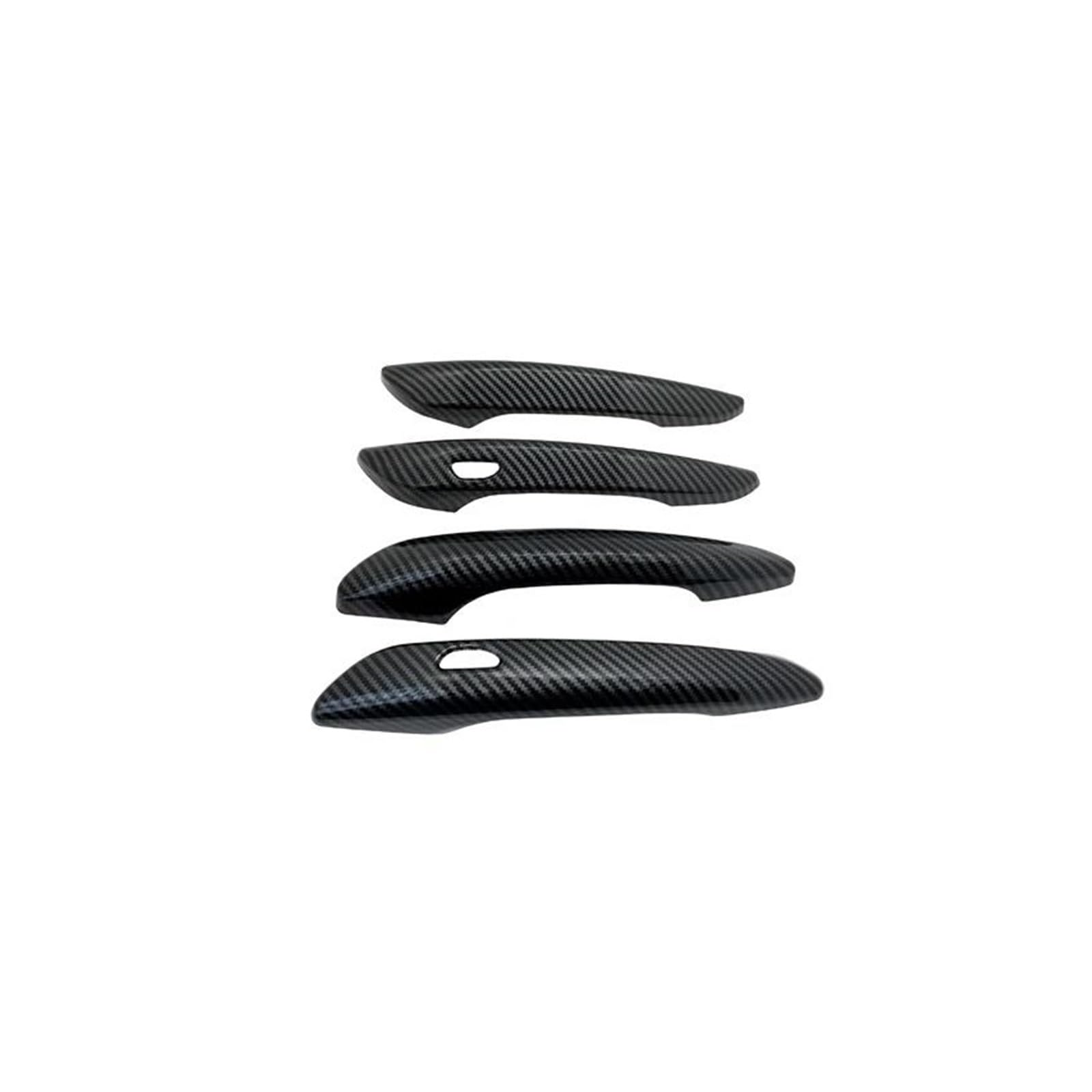 Lzbzhb Carbon Fiber 4Pcs Car Exterior Outsidedoor Handle For Mazda For Cx60 For Cx 60 For Cx-60 For Kh 2022~2024 Car Door Handle Cover Trim Scratchproof Chromium Styling Exterior Parts(Carbon Fiber 4Pcs)