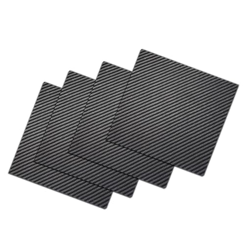 1pcs 500x500mm Full 3K Carbon Fiber Plate Sheet Board Panel 50x50cm Thickness 0.25 0.5 1.0 1.5 2.0 2.5 3 3.5 4 mm for RC 3k Carbon Fiber(5.0mm Twill Glossy)