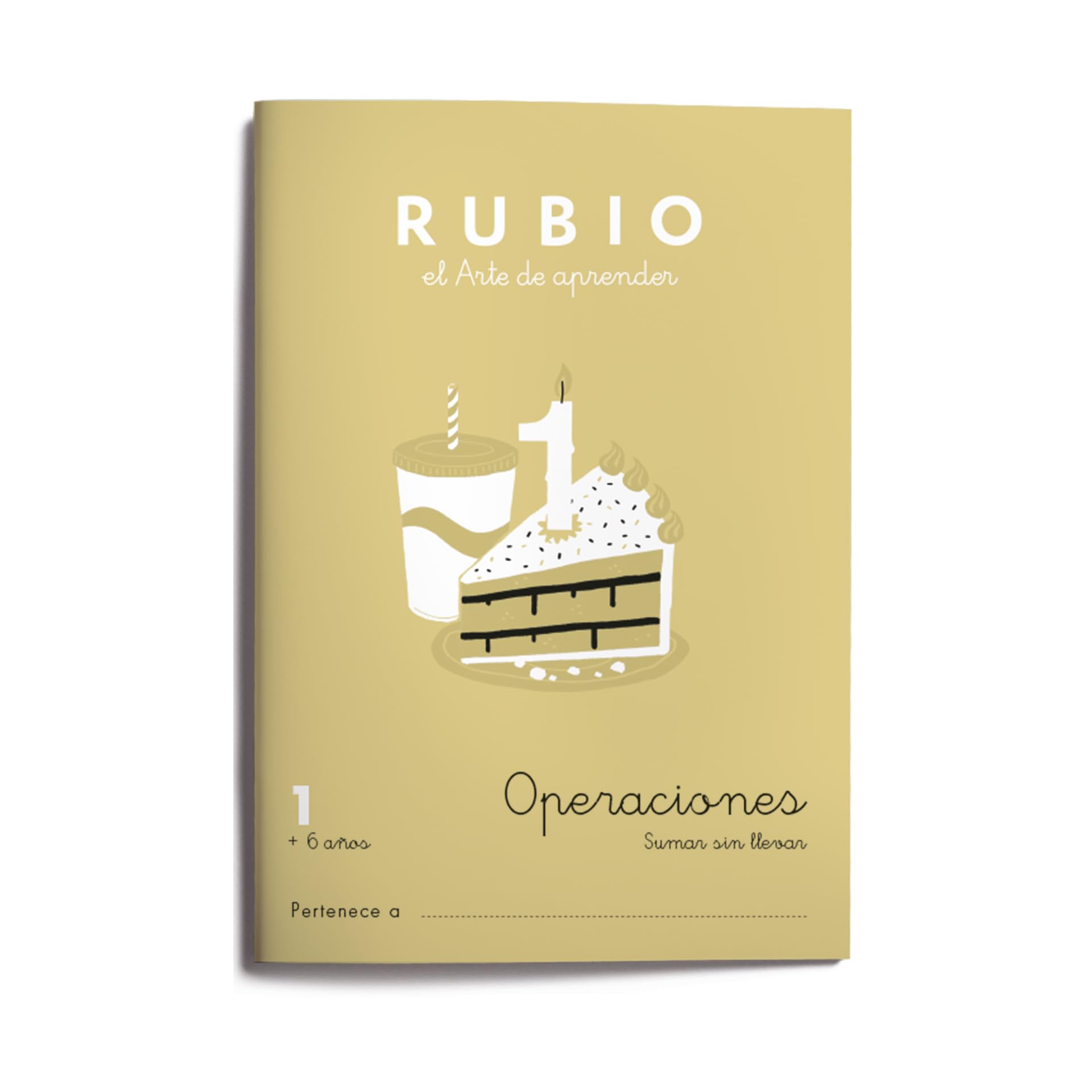 Cuaderno Operaciones 1 | RUBIO | Sumas sin llevar. +6 años | 9788485109500