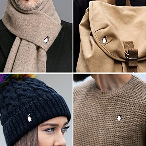 HAWSON Novelty Enamel Pins for Clothing Backpack Decoration Gift, Funny Laple Pin for Teen Boy and Girl, Metal Brooch Suit Stud (Penguin)4