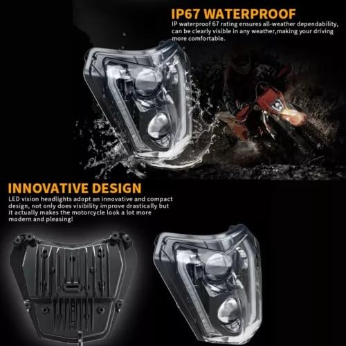 Phare LED pour moto EXC aventure nocturne et sorties enduro sûres - 6