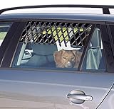 Trixie 13102 Auto-Abtrennung, faltbar, 33-110 cm, schwarz