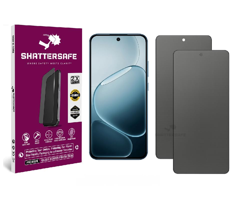 Image of Gorilla Matte Tempered Glass Compatible For Oppo F31 Pro 5G [Pack of 2] - Anti Glare, Scratch Resistant, Edge to Edge Protection With Easy Installation Kit & Case Friendly Fit.