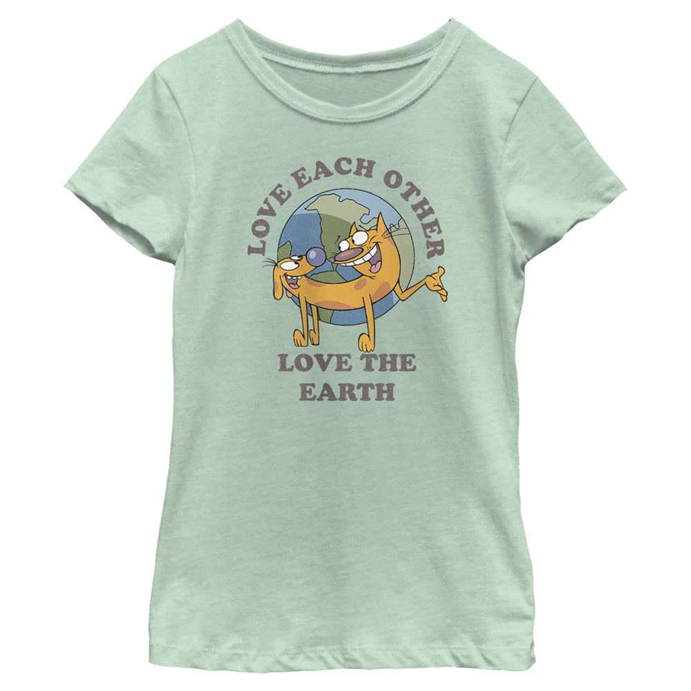 Nickelodeongirls Cat Dog Earth T-Shirt