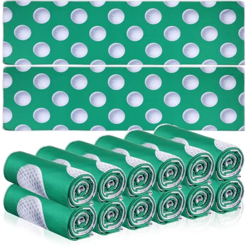 CraftyDream 12 Pcs Cooling Towel Baseball Football Basketball Breathable Chilly Softball Soccer Ice...