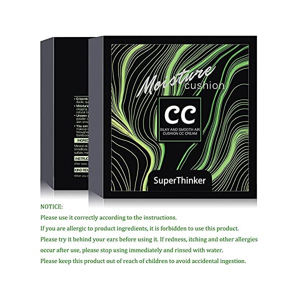 Air-Cushion-CC-Cream-Mushroom-Head-Foundation-SuperThinker-Moisturizing-BB-Cream-Makeup-Long-Lasting-Matte-Concealer-Natural Air Cushion CC Cream Mushroom Head Foundation, Moisturizing BB Cream Makeup Long Lasting Matte Concealer (Natural)