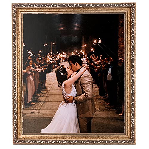 Arttoframes 10X13 Inch Silver Picture Frame, This 1.25 Inch Custom Wood Poster Frame Is Antique Silver - Comes With Regular Glass And Corrugated Backing (Womd6661-10X13) #TOP7