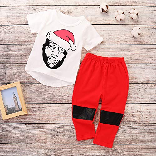 Hinzonek Kleine Jongen Kleding Set Peuter Baby Bedrukt Shirt Met Korte Mouwen Tops Broek Outfits - Afbeelding 5
